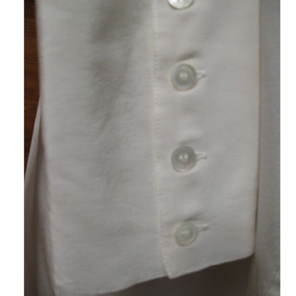 Derek Lam 10 Crosby Cream Black Top - Picture 6 of 7